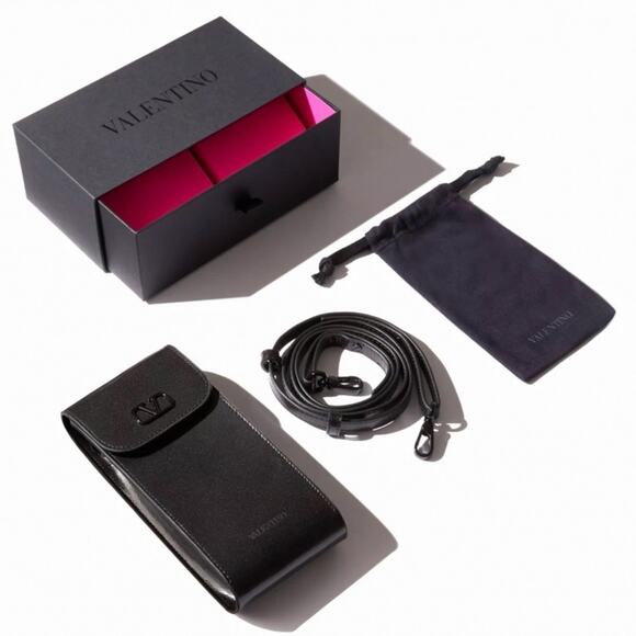 New! Valentino V GOLD || VLS 161B, Elegant Brown Sunglasses, Authentic - Picture 10 of 10